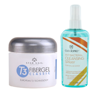 T3 Fibergel Pink 28g + Cleansing Sany Spray 60ml